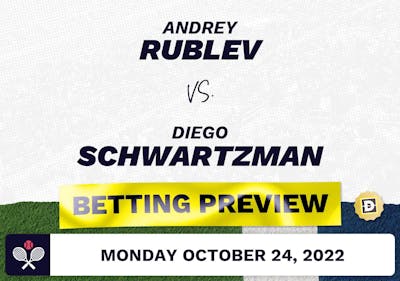 Andrey Rublev vs. Diego Schwartzman Predictions - Oct 24, 2022