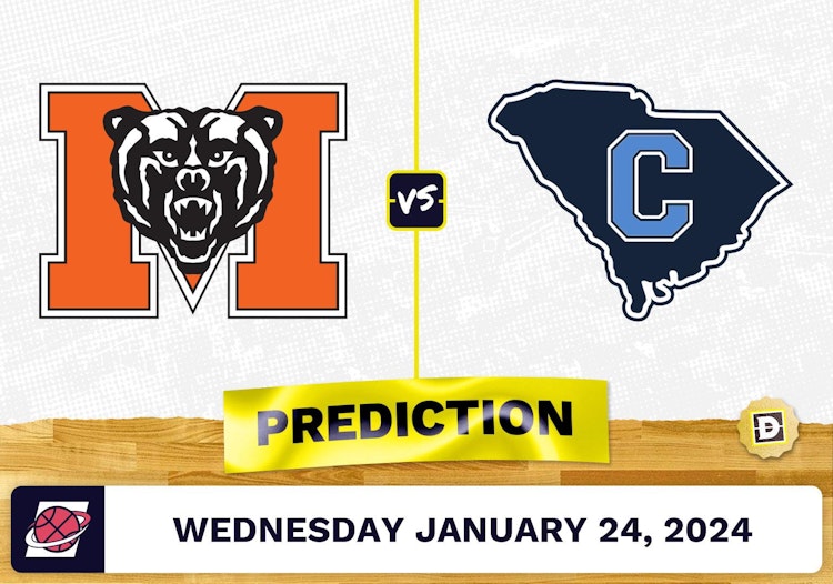 Mercer vs. Citadel Prediction, Odds, College Basketball Picks [1/24/2024]