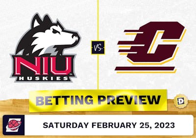 Northern Illinois vs. Central Michigan CBB Prediction and Odds - Feb 25, 2023