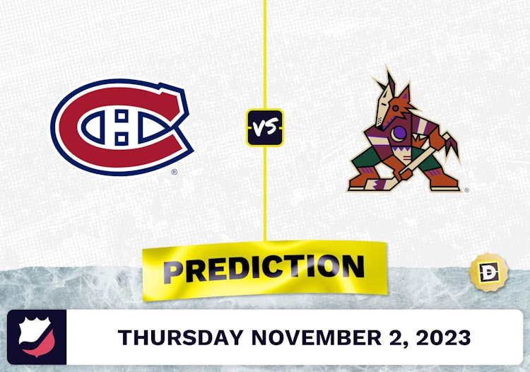 Canadiens vs. Coyotes Prediction and Odds - November 2, 2023