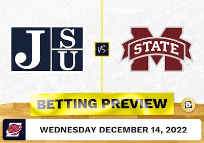 Jackson State vs. Mississippi State CBB Prediction and Odds - Dec 14, 2022