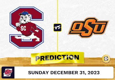 South Carolina State vs. Oklahoma State Prediction, Odds, College Basketball Picks  [12/31/2023]