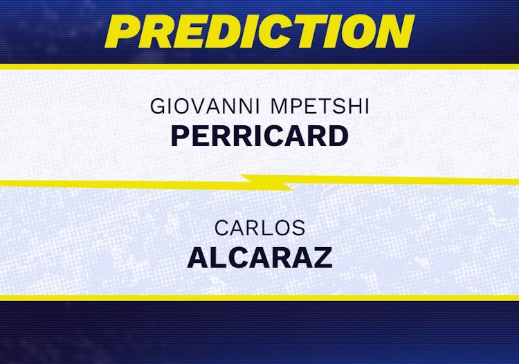 Giovanni Mpetshi Perricard vs Carlos Alcaraz Tennis Prediction.