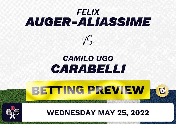 Felix Auger-Aliassime vs. Camilo Ugo Carabelli Predictions - May 25, 2022