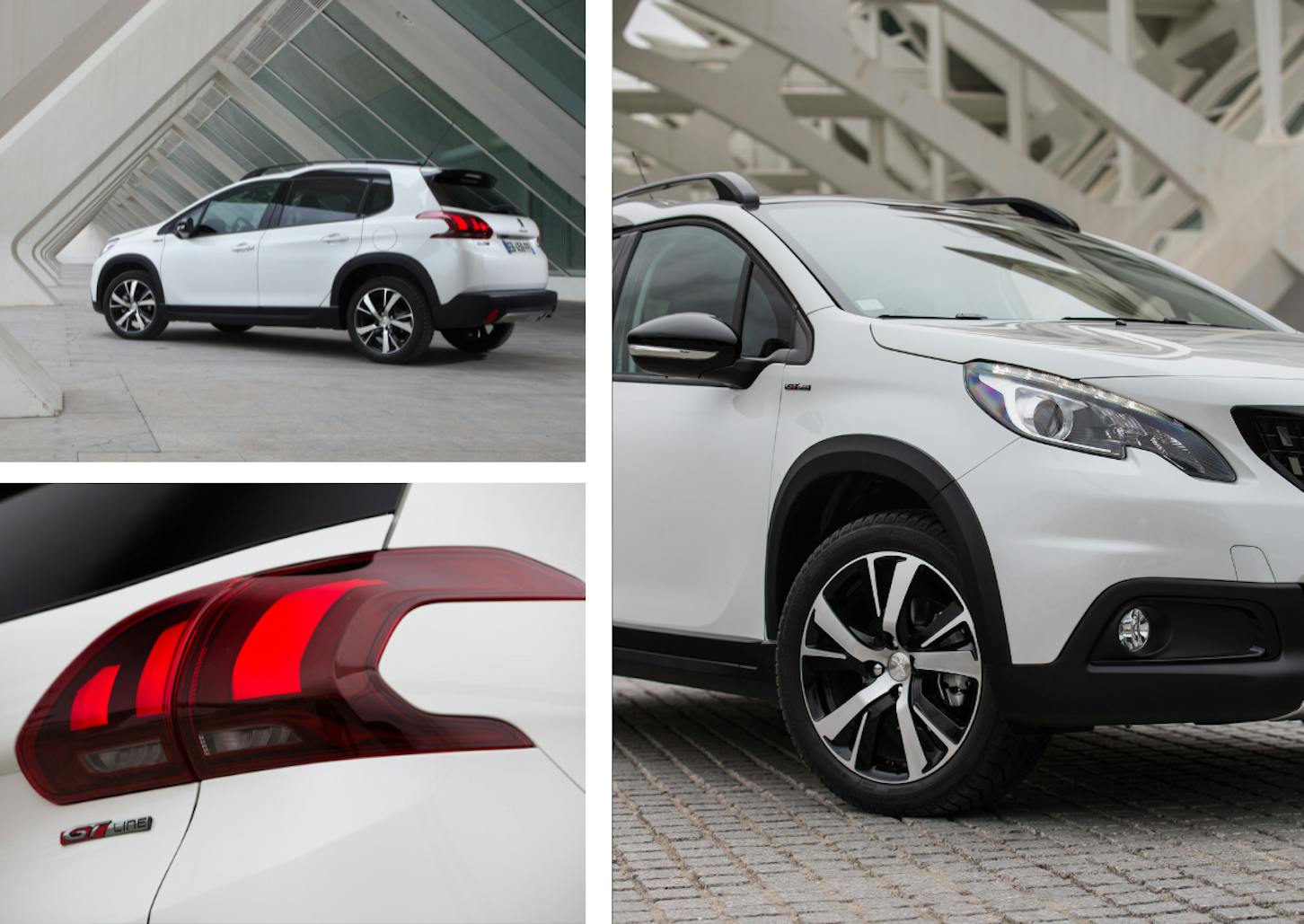 Das Exterieur des Peugeot 2008.