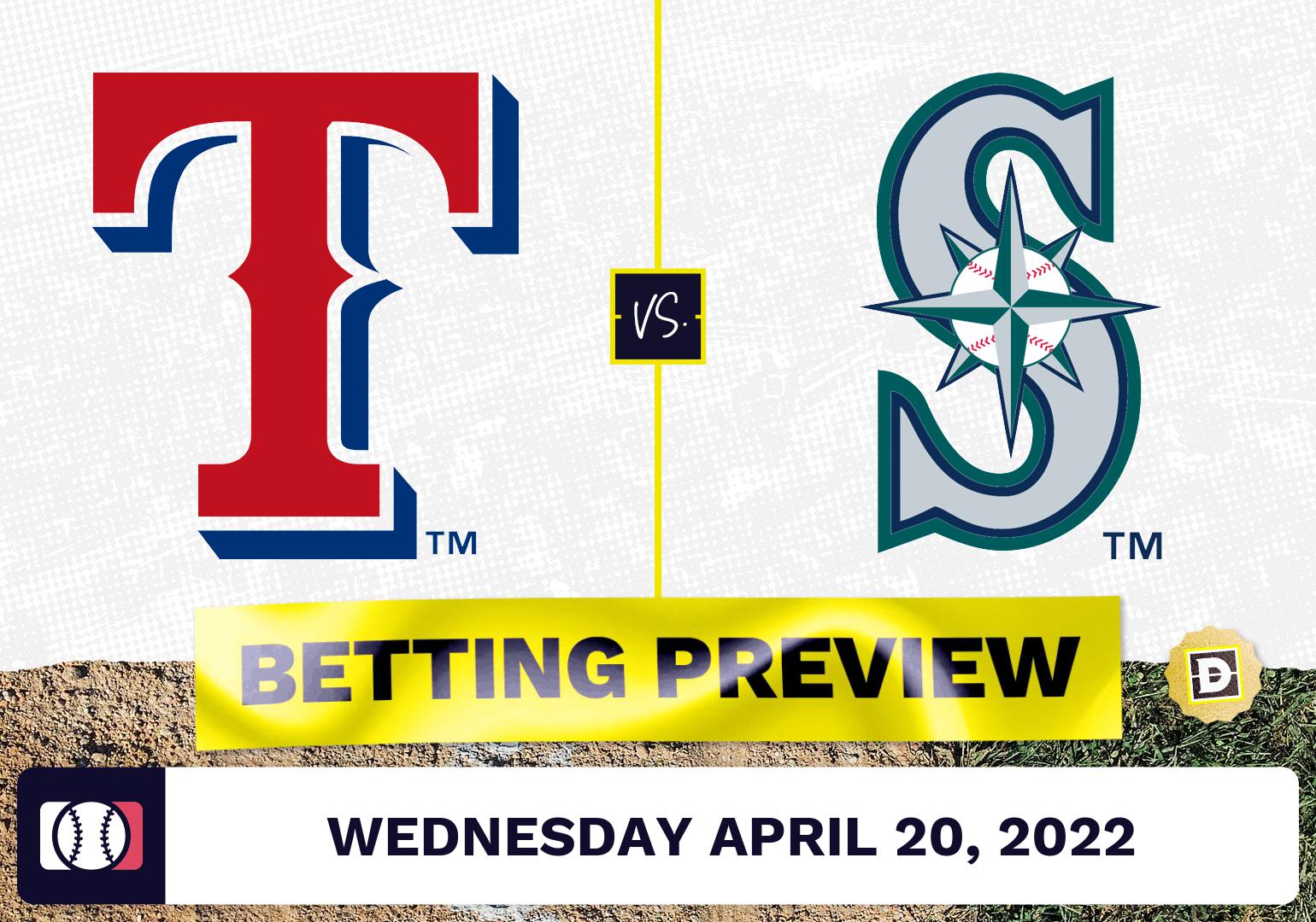 Rangers vs. Mariners Prediction and Odds - Apr 20, 2022