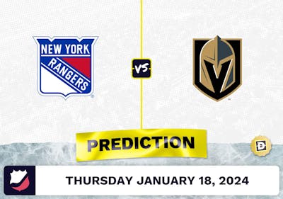 NY Rangers vs. Vegas Golden Knights Prediction, Odds, NHL Picks [1/18/2024]