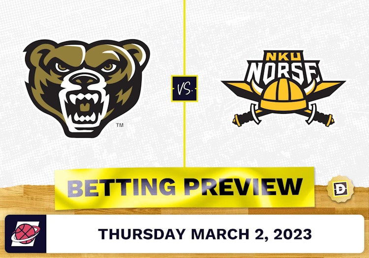 Oakland vs. Northern Kentucky CBB Prediction and Odds - Mar 2, 2023