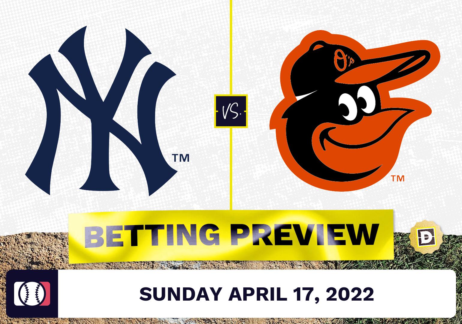 Yankees vs. Orioles Prediction and Odds - Apr 17, 2022