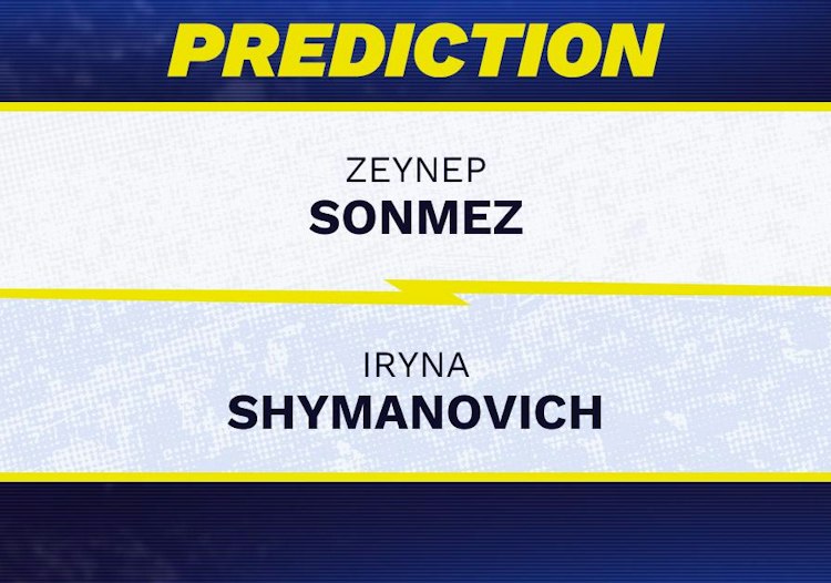 Zeynep Sonmez takes on Iryna Shymanovich in WTA Guadalajara action.