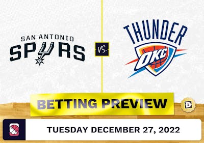 Spurs vs. Thunder Prediction and Odds - Dec 27, 2022
