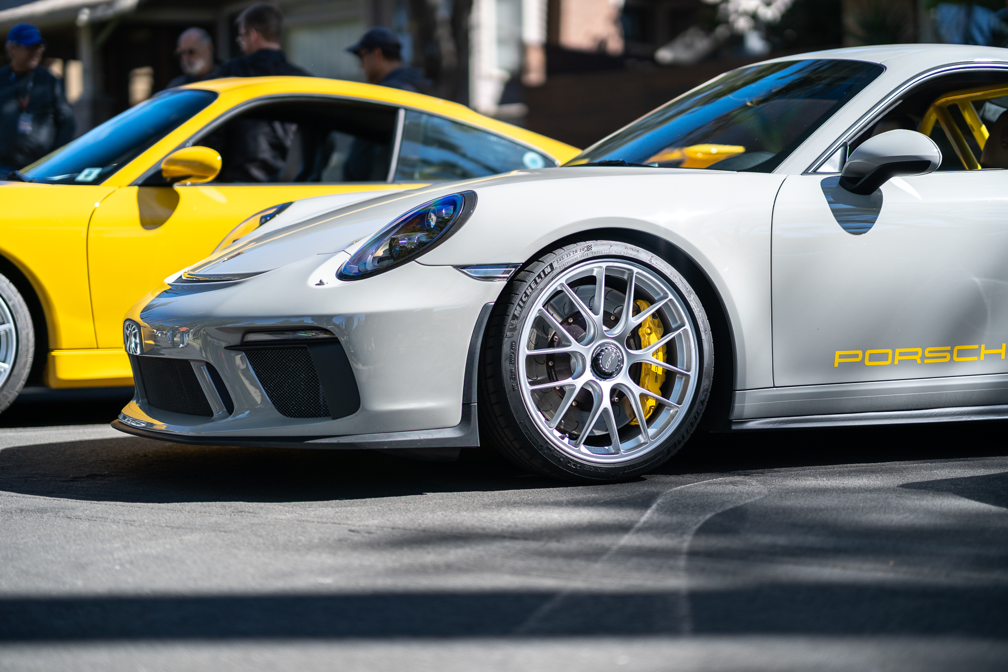 GT3 wheels on a Cayman