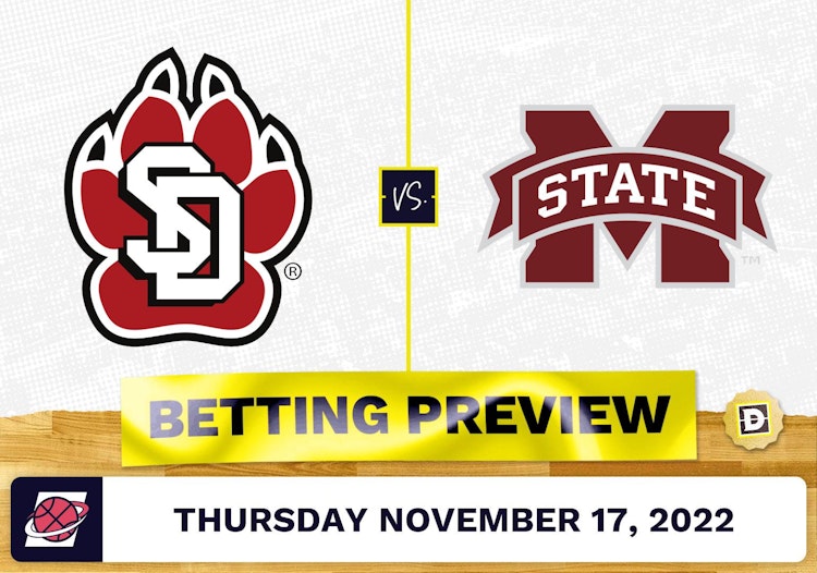 South Dakota vs. Mississippi State CBB Prediction and Odds - Nov 17, 2022