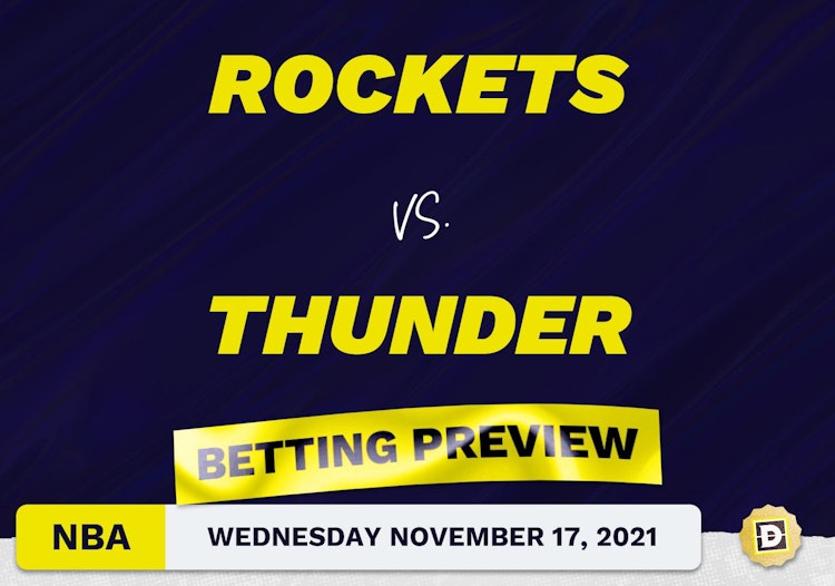 Rockets vs. Thunder Predictions and Odds - Nov 17, 2021