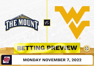 Mount St. Mary's vs. West Virginia CBB Prediction and Odds - Nov 7, 2022