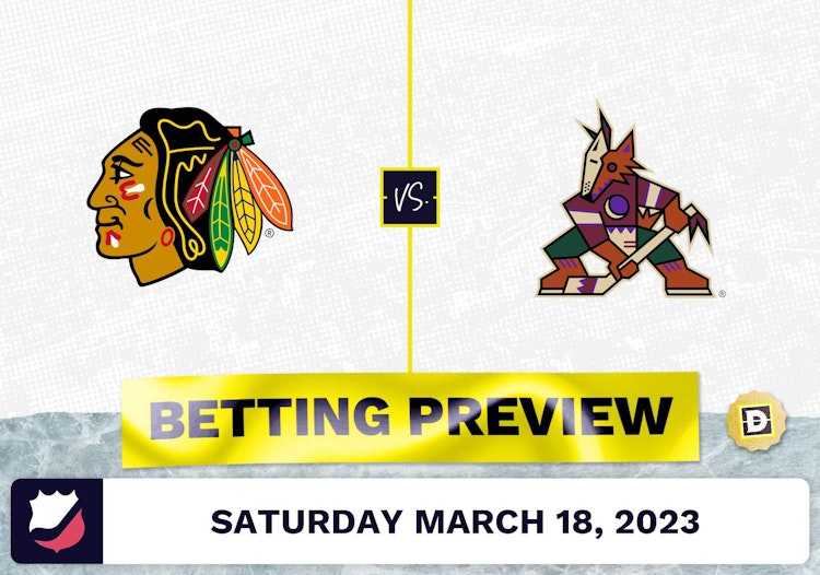 Blackhawks vs. Coyotes Prediction and Odds - Mar 18, 2023