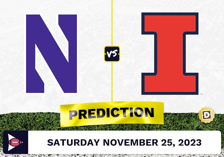 Northwestern vs. Illinois CFB Prediction and Odds - November 25, 2023