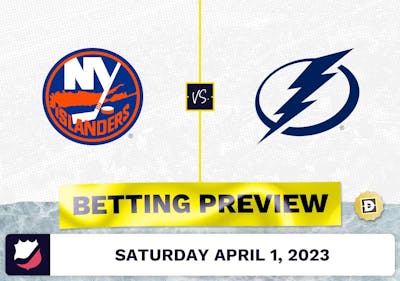 Islanders vs. Lightning Prediction and Odds - Apr 1, 2023