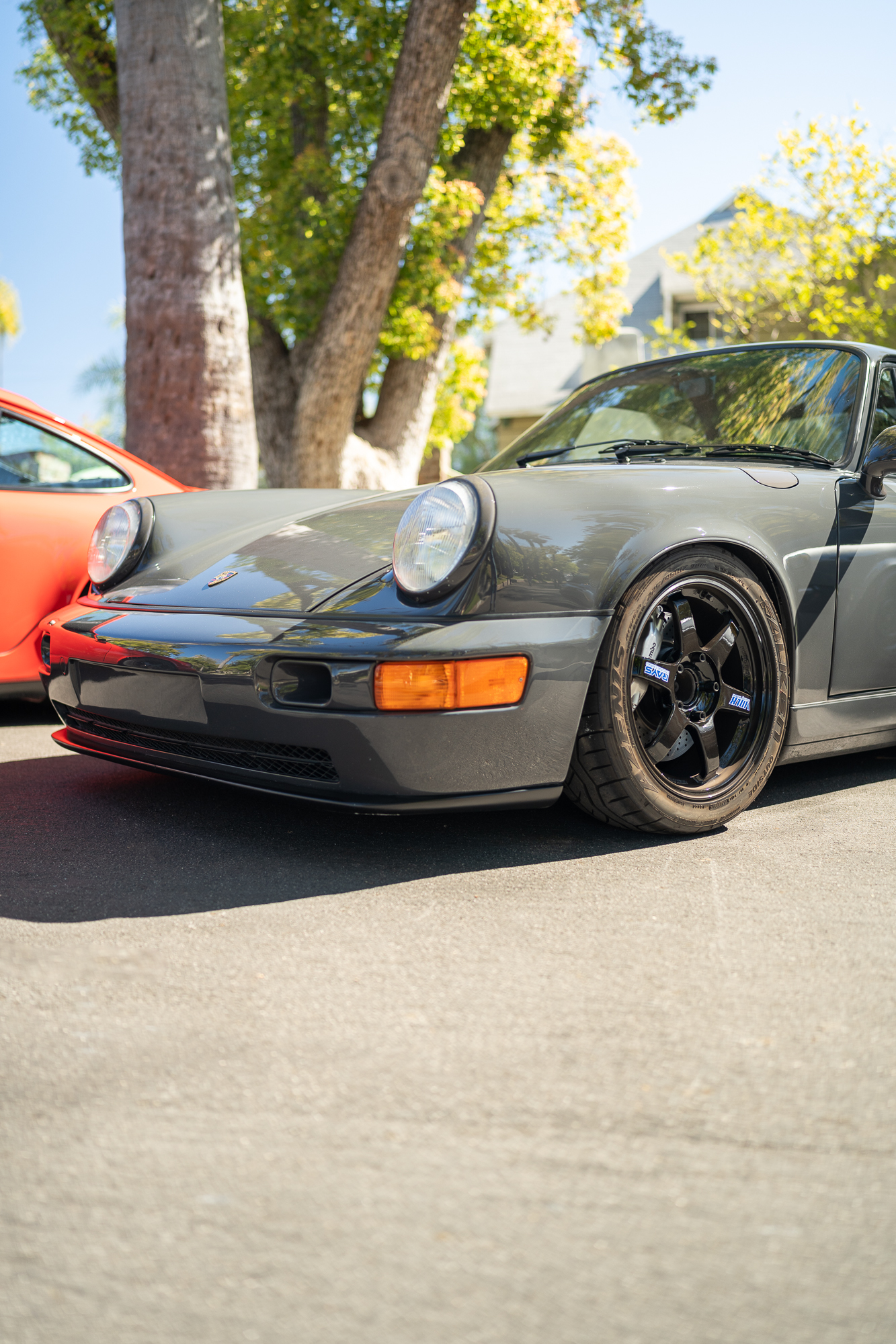 964 Porsche with Volk TE37 wheels