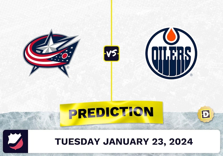 Columbus Blue Jackets vs. Edmonton Oilers Prediction, Odds, NHL Picks [1/23/2024]