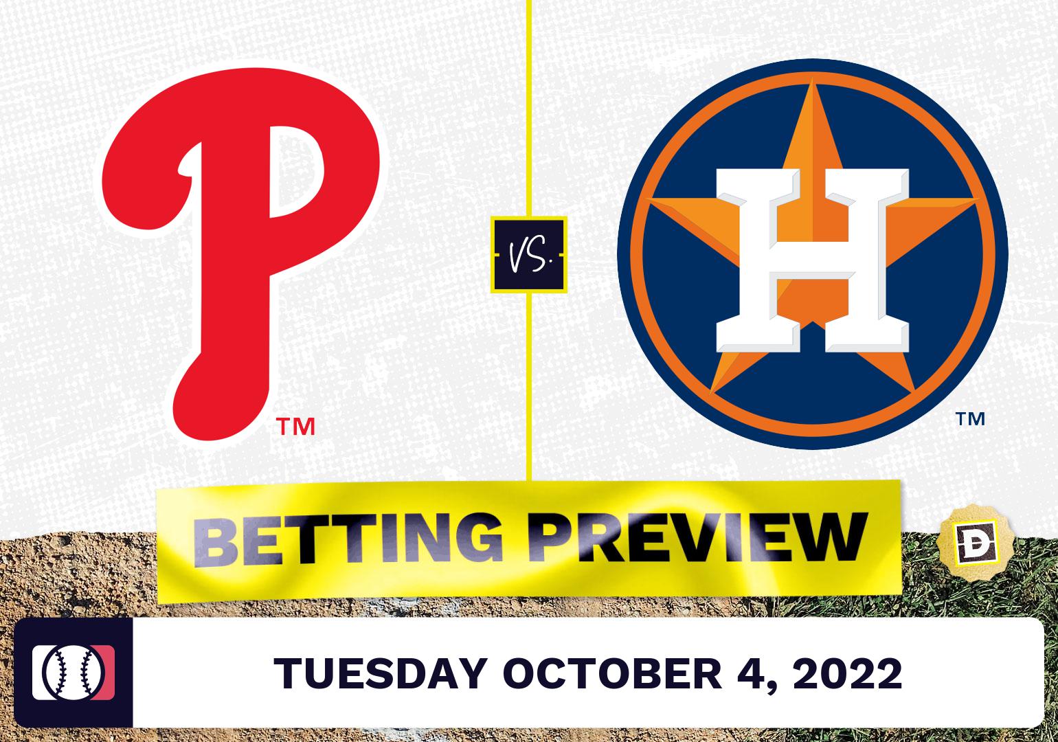 Phillies vs. Astros Prediction and Odds - Oct 4, 2022