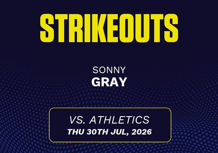 Sonny Gray projected stats for Thursday, July 30, 2026.