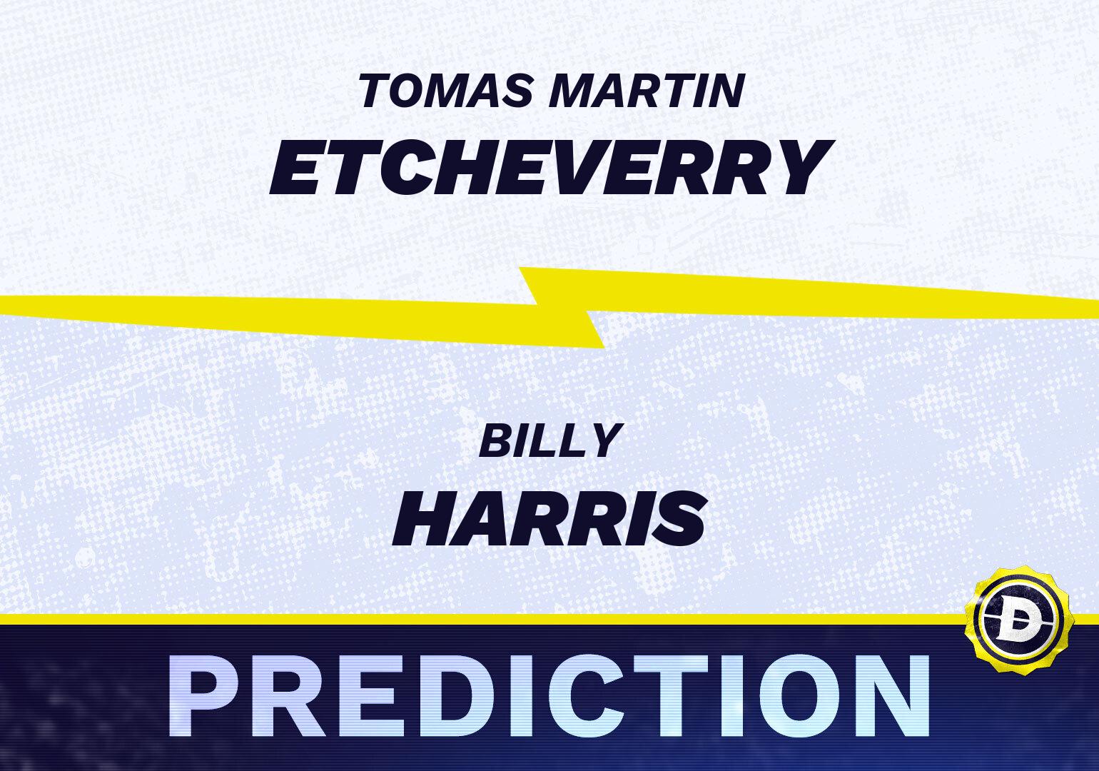Tomas Martin Etcheverry vs. Billy Harris Prediction, Odds, Picks for ATP Cinch Championships 2024